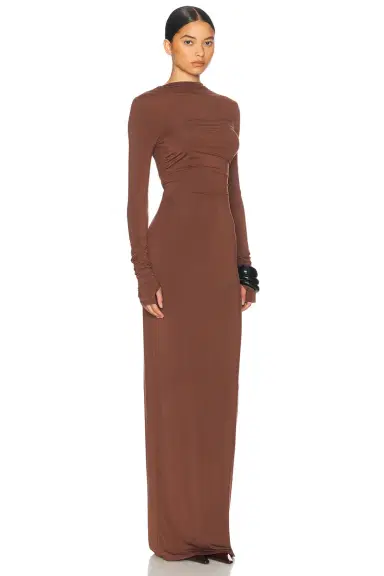 Helsa Jersey Backless Maxi Dress | Thumbnail 2 Helsa Jersey Backless Maxi Dress | Thumbnail 2