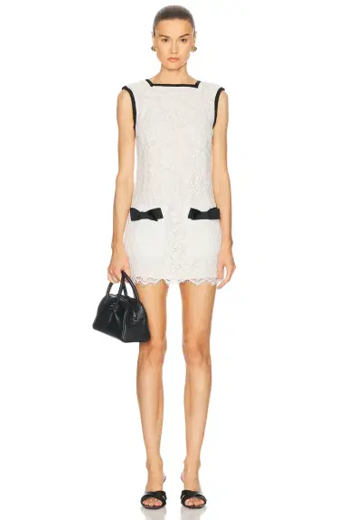 Helsa The Lace Mini Dress | Thumbnail 4 Helsa The Lace Mini Dress | Thumbnail 4