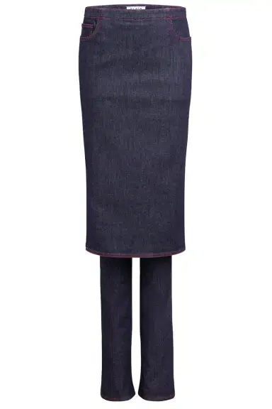 Alaïa Straight Leg With Skirt Jeans | Thumbnail 1 Alaïa Straight Leg With Skirt Jeans | Thumbnail 1
