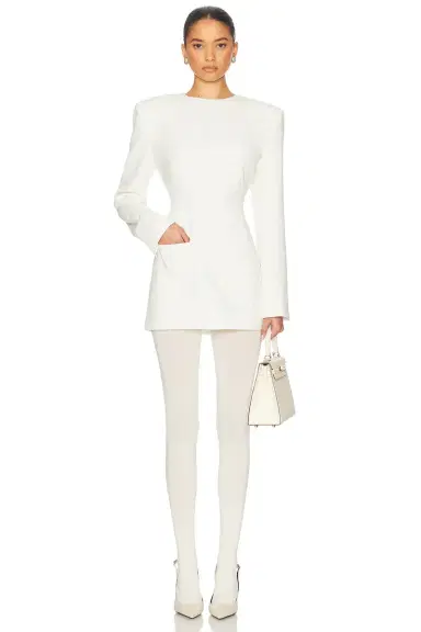 Helsa The Heavy Crepe Suit Dress | Thumbnail 3 Helsa The Heavy Crepe Suit Dress | Thumbnail 3