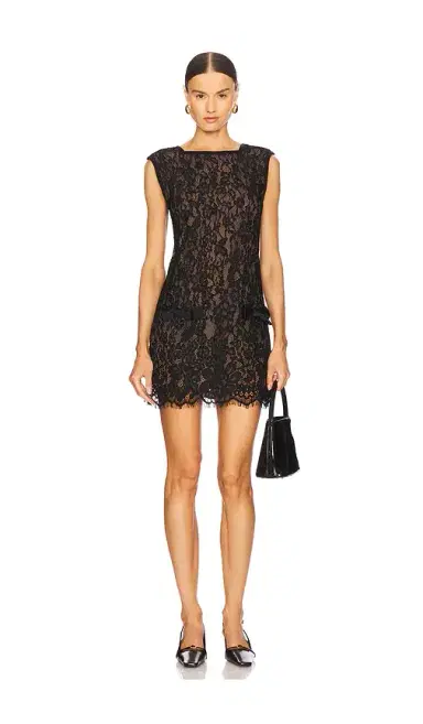 Helsa The Lace Mini Dress | Thumbnail 2 Helsa The Lace Mini Dress | Thumbnail 2