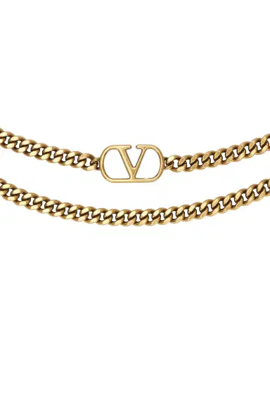 Valentino Garavani V Logo Signature Chain Belt | Thumbnail 2 Valentino Garavani V Logo Signature Chain Belt | Thumbnail 2