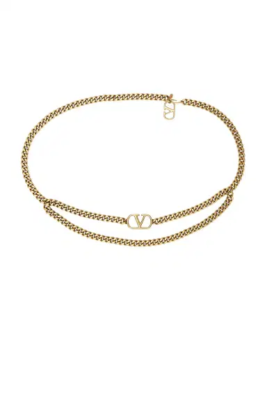 Valentino Garavani V Logo Signature Chain Belt | Thumbnail 1 Valentino Garavani V Logo Signature Chain Belt | Thumbnail 1