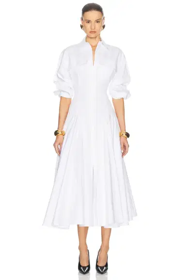 Helsa Godet Shirt Dress | Thumbnail 4 Helsa Godet Shirt Dress | Thumbnail 4