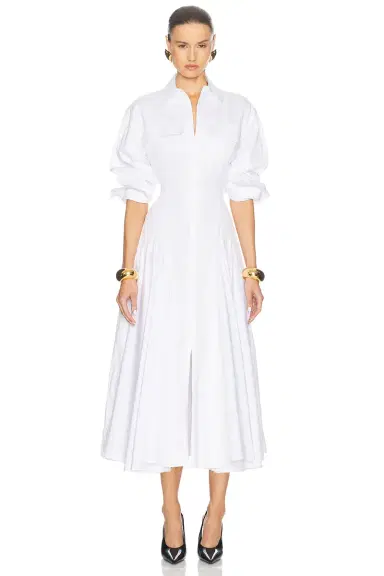 Helsa Godet Shirt Dress | Thumbnail 1 Helsa Godet Shirt Dress | Thumbnail 1