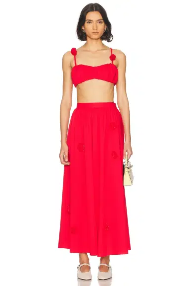 CAROLINE CONSTAS Marcheline Midi Skirt | Thumbnail 5 CAROLINE CONSTAS Marcheline Midi Skirt | Thumbnail 5
