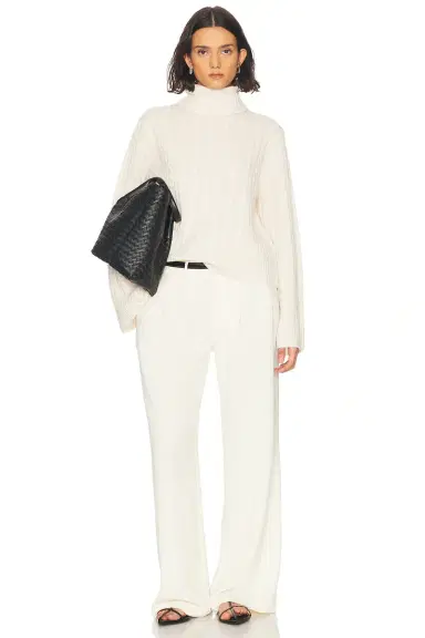 Jenni Kayne Cable Nell Turtleneck Sweater | Thumbnail 4 Jenni Kayne Cable Nell Turtleneck Sweater | Thumbnail 4