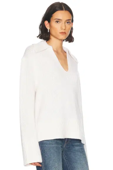 Jenni Kayne Cashmere Phoebe Polo Sweater | Thumbnail 2 Jenni Kayne Cashmere Phoebe Polo Sweater | Thumbnail 2