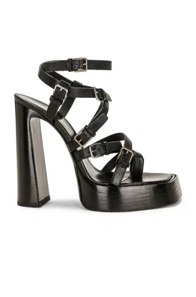 Saint Laurent Strappy Sandal | Thumbnail 1 Saint Laurent Strappy Sandal | Thumbnail 1