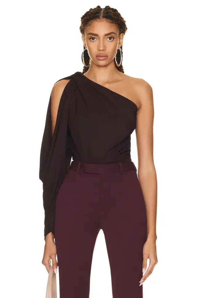 Jersey One Shoulder Bodysuit Jersey One Shoulder Bodysuit