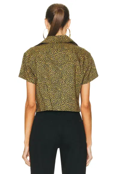 Saint Laurent Cropped Short Sleeve Shirt | Thumbnail 3 Saint Laurent Cropped Short Sleeve Shirt | Thumbnail 3