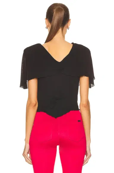 Saint Laurent Short Sleeve Top | Thumbnail 3 Saint Laurent Short Sleeve Top | Thumbnail 3