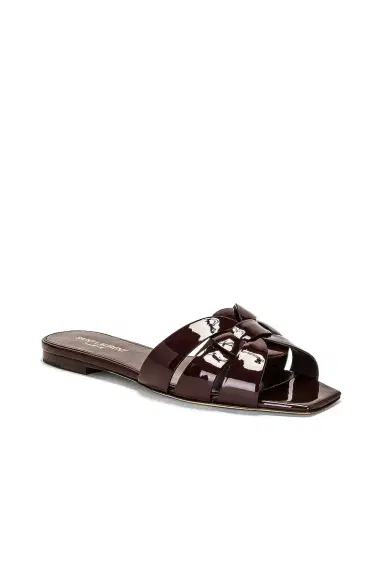 Saint Laurent Tribute Flat Sandal | Thumbnail 2 Saint Laurent Tribute Flat Sandal | Thumbnail 2