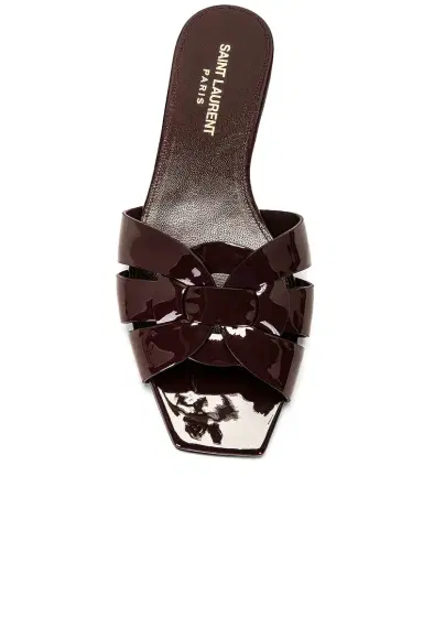 Saint Laurent Tribute Flat Sandal | Thumbnail 4 Saint Laurent Tribute Flat Sandal | Thumbnail 4