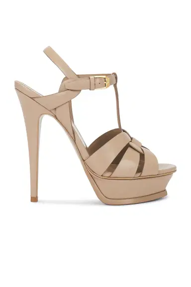 Saint Laurent Tribute Platform Sandal | Thumbnail 1 Saint Laurent Tribute Platform Sandal | Thumbnail 1