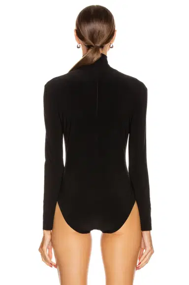 Norma Kamali Long Sleeve Turtleneck Bodysuit | Thumbnail 4 Norma Kamali Long Sleeve Turtleneck Bodysuit | Thumbnail 4