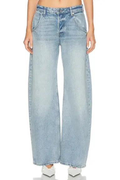 EB Denim Enzo Midrise Barrel Jeans | Thumbnail 3 EB Denim Enzo Midrise Barrel Jeans | Thumbnail 3