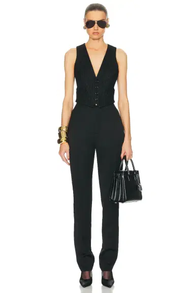Saint Laurent Gilet Top | Thumbnail 4 Saint Laurent Gilet Top | Thumbnail 4