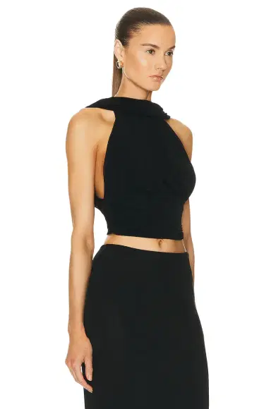 Saint Laurent Draped Top | Thumbnail 2 Saint Laurent Draped Top | Thumbnail 2