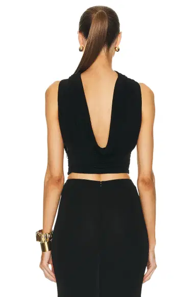 Saint Laurent Draped Top | Thumbnail 3 Saint Laurent Draped Top | Thumbnail 3
