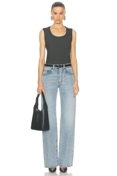 Saint Laurent Jersey Tank Top | Thumbnail 4 Saint Laurent Jersey Tank Top | Thumbnail 4