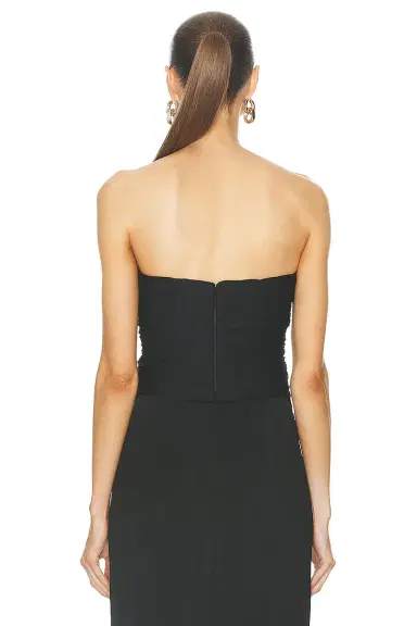 Saint Laurent Jersey Bandeau Top | Thumbnail 3 Saint Laurent Jersey Bandeau Top | Thumbnail 3