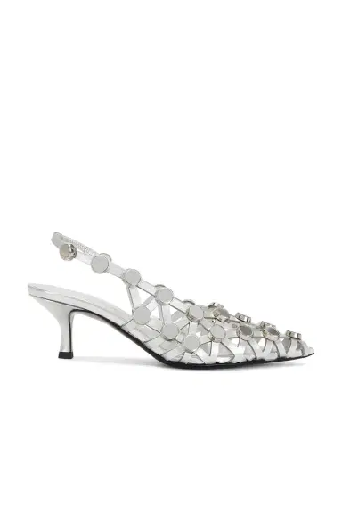 The Attico Grid 50mm Slingback | Thumbnail 3 The Attico Grid 50mm Slingback | Thumbnail 3