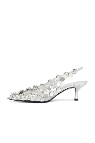 The Attico Grid 50mm Slingback | Thumbnail 7 The Attico Grid 50mm Slingback | Thumbnail 7