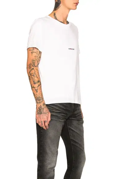 Saint Laurent Logo Tee | Thumbnail 2 Saint Laurent Logo Tee | Thumbnail 2