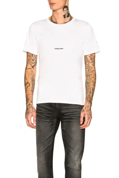 Saint Laurent Logo Tee | Thumbnail 1 Saint Laurent Logo Tee | Thumbnail 1