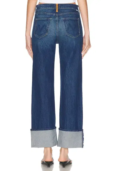 MOTHER The Checkerboard Duster Flood Cuff Jeans | Thumbnail 4 MOTHER The Checkerboard Duster Flood Cuff Jeans | Thumbnail 4