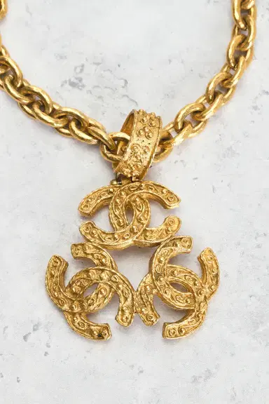 chanel Chanel 1994 Triple CC Necklace | Thumbnail 3 chanel Chanel 1994 Triple CC Necklace | Thumbnail 3
