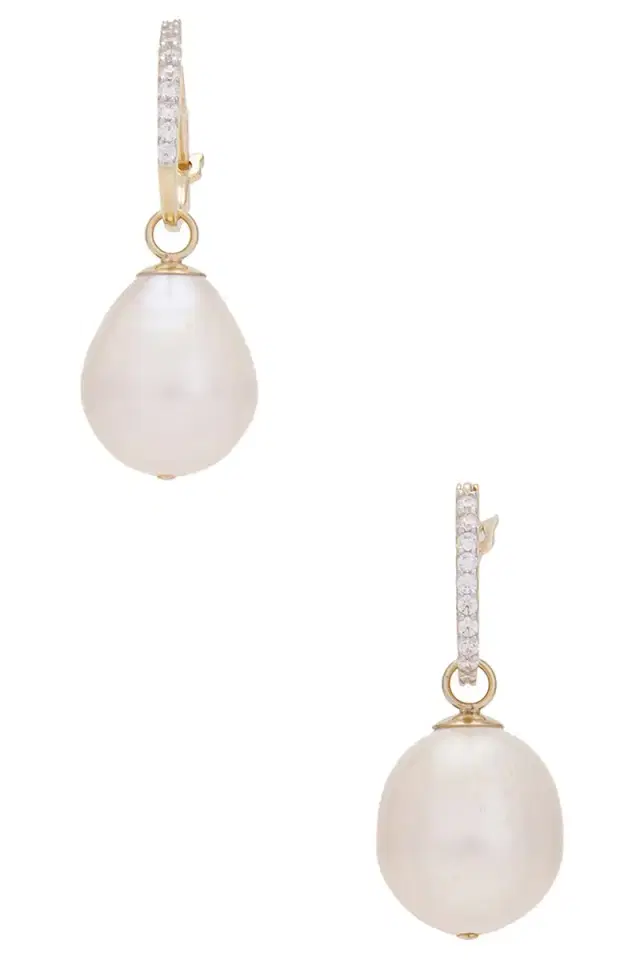 Teardrop Huggie Earrings Teardrop Huggie Earrings
