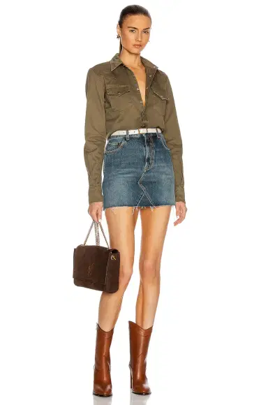 Saint Laurent Classic Western Shirt | Thumbnail 4 Saint Laurent Classic Western Shirt | Thumbnail 4
