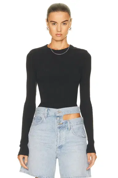 AGOLDE Alma Shrunken Crew Neck Tee | Thumbnail 3 AGOLDE Alma Shrunken Crew Neck Tee | Thumbnail 3