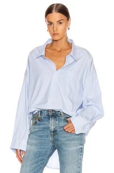 R13 Drop Neck Oxford Shirt | Thumbnail 1 R13 Drop Neck Oxford Shirt | Thumbnail 1