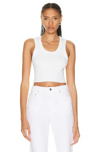 AGOLDE Cropped Poppy Tank | Thumbnail 3 AGOLDE Cropped Poppy Tank | Thumbnail 3