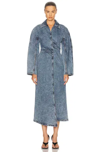 Alaïa Spiral Trench Coat | Thumbnail 1 Alaïa Spiral Trench Coat | Thumbnail 1