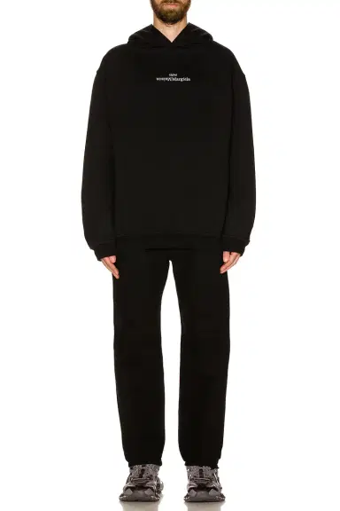 Maison Margiela Upside Down Logo Hoodie | Thumbnail 4 Maison Margiela Upside Down Logo Hoodie | Thumbnail 4