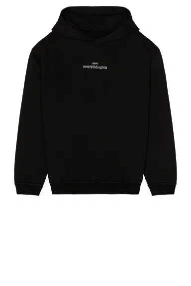 Maison Margiela Upside Down Logo Hoodie | Thumbnail 1 Maison Margiela Upside Down Logo Hoodie | Thumbnail 1