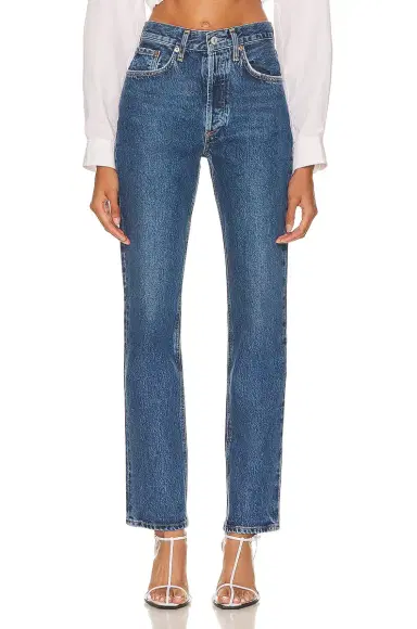 AGOLDE Lana Mid Rise Straight Jeans | Thumbnail 3 AGOLDE Lana Mid Rise Straight Jeans | Thumbnail 3