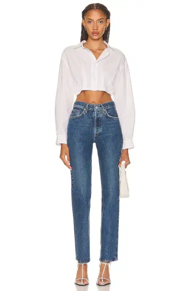 AGOLDE Lana Mid Rise Straight Jeans | Thumbnail 6 AGOLDE Lana Mid Rise Straight Jeans | Thumbnail 6