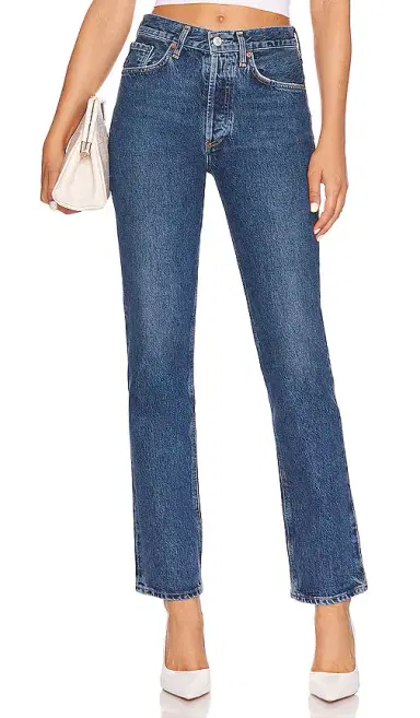 AGOLDE Lana Mid Rise Straight Jeans | Thumbnail 1 AGOLDE Lana Mid Rise Straight Jeans | Thumbnail 1