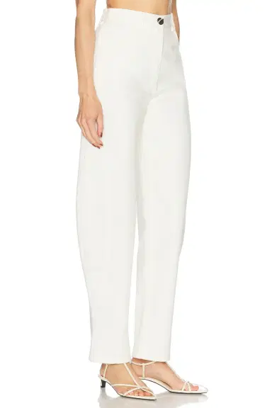 MATTHEW BRUCH High Waist Barrel Leg Jeans | Thumbnail 2 MATTHEW BRUCH High Waist Barrel Leg Jeans | Thumbnail 2