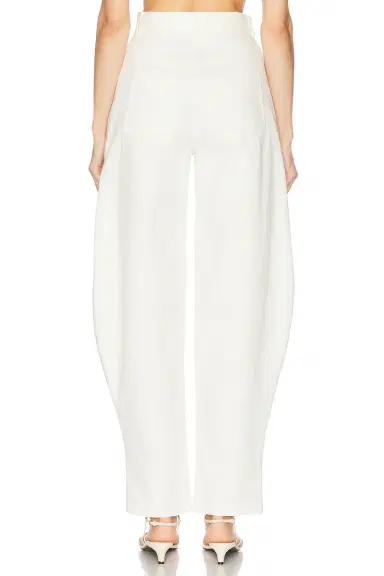 MATTHEW BRUCH High Waist Barrel Leg Jeans | Thumbnail 4 MATTHEW BRUCH High Waist Barrel Leg Jeans | Thumbnail 4