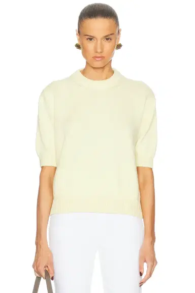 Khaite Davin Cashmere Sweater Top | Thumbnail 1 Khaite Davin Cashmere Sweater Top | Thumbnail 1