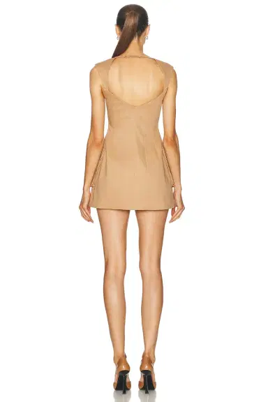 L'Academie Ashleigh Stretch Cotton Cargo Mini Dress | Thumbnail 5 L'Academie Ashleigh Stretch Cotton Cargo Mini Dress | Thumbnail 5
