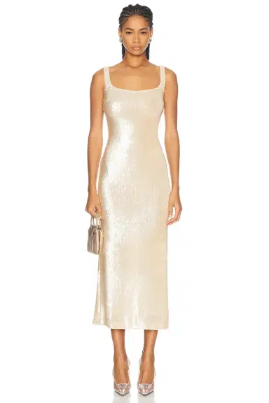 L'Academie Ceci Sequin Midi Dress | Thumbnail 3 L'Academie Ceci Sequin Midi Dress | Thumbnail 3