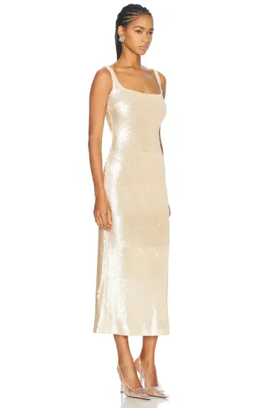 L'Academie Ceci Sequin Midi Dress | Thumbnail 4 L'Academie Ceci Sequin Midi Dress | Thumbnail 4