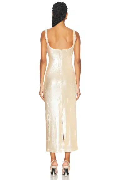 L'Academie Ceci Sequin Midi Dress | Thumbnail 5 L'Academie Ceci Sequin Midi Dress | Thumbnail 5